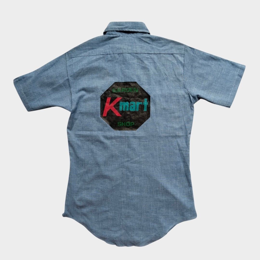 Arrow 1970's Kmart chambray work shirt Size US S / EU 44-46 / 1 - 2 Thumbnail