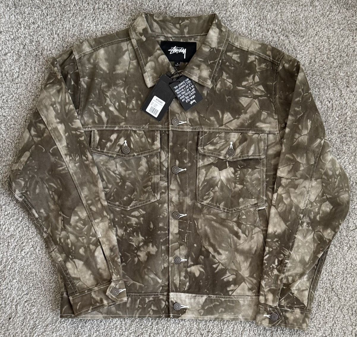 Stussy Dyed Ranch Jacket Size US S / EU 44-46 / 1 - 1 Thumbnail