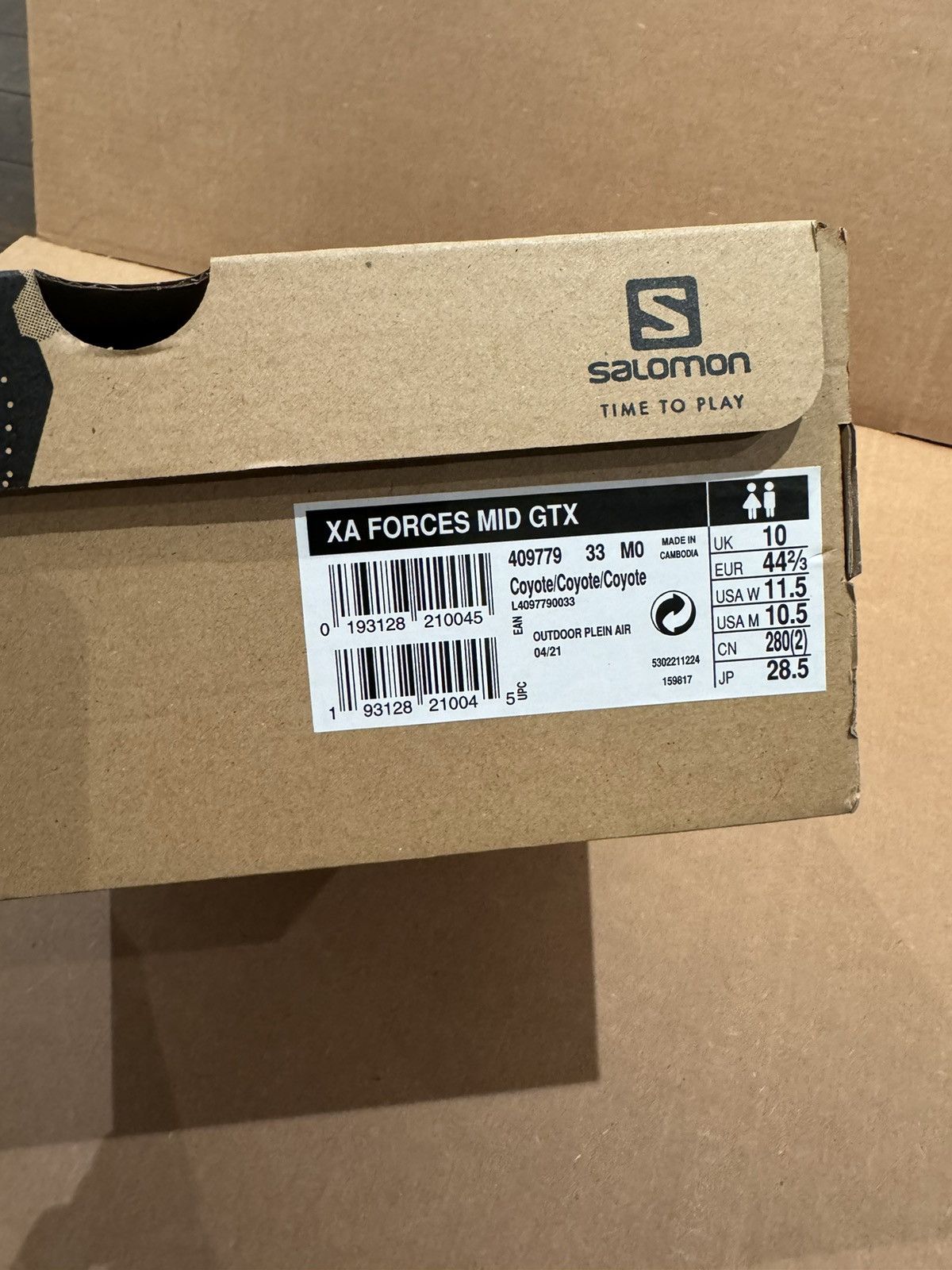 Salomon Salomon XA Forces Mid GTX Goretex Size US 10.5 / EU 43-44 - 2 Thumbnail