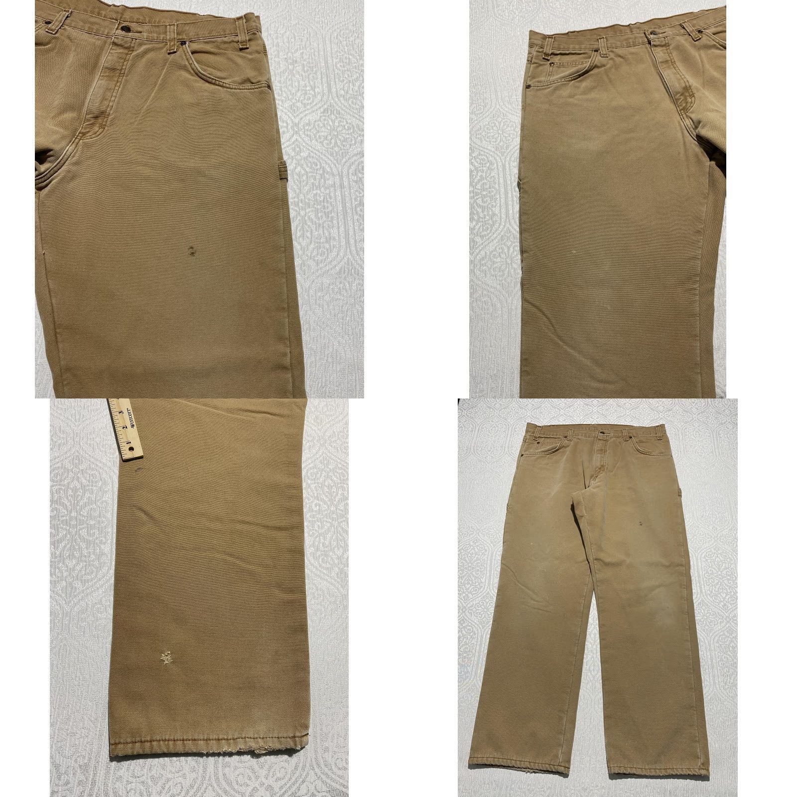 Dickies Dickies Carpenter Pants Mens 38x32 Brown Duck Canvas Workwear DU258 Lined Insulated Pockets Size US 38 / EU 54 - 8 Thumbnail