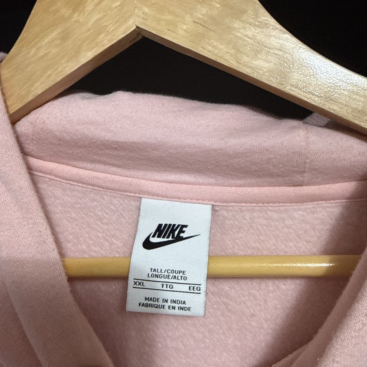 Nike Nike Mens Hoodie Pink Long Sleeve Embroidered Logo Size 2XL Size US XXL / EU 58 / 5 - 3 Thumbnail