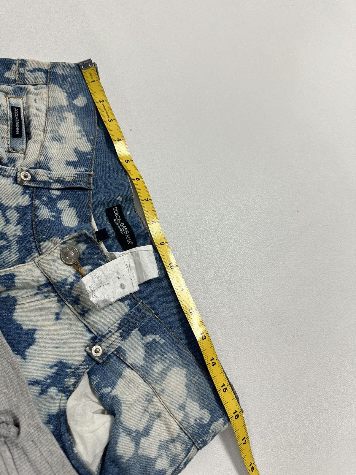 Dolce & Gabbana Dolce & Gabbana Hybrid Denim and Cotton Pants Size US 32 / EU 48 - 22 Thumbnail