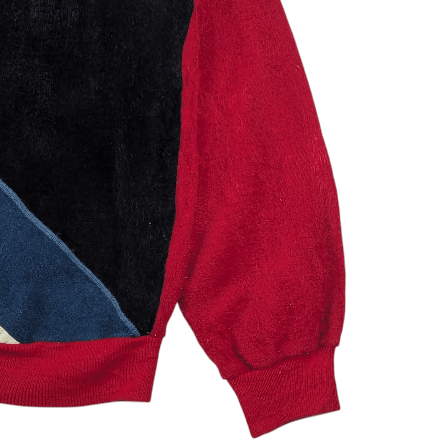 Japanese Brand Vtg JAPAN Winther Club Fleece Velvet Multicolor Sweatshirt Size US M / EU 48-50 / 2 - 8 Thumbnail