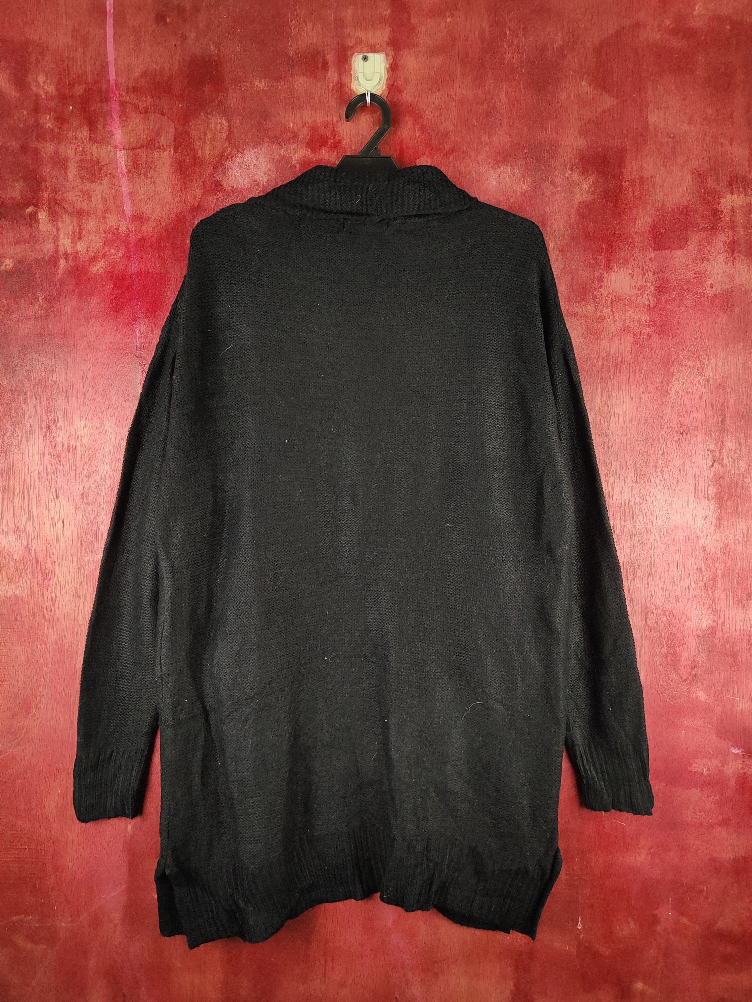 Japanese Brand Growth by Grail Black Knitwear Cardigan #S2349 Size US L / EU 52-54 / 3 - 7 Thumbnail