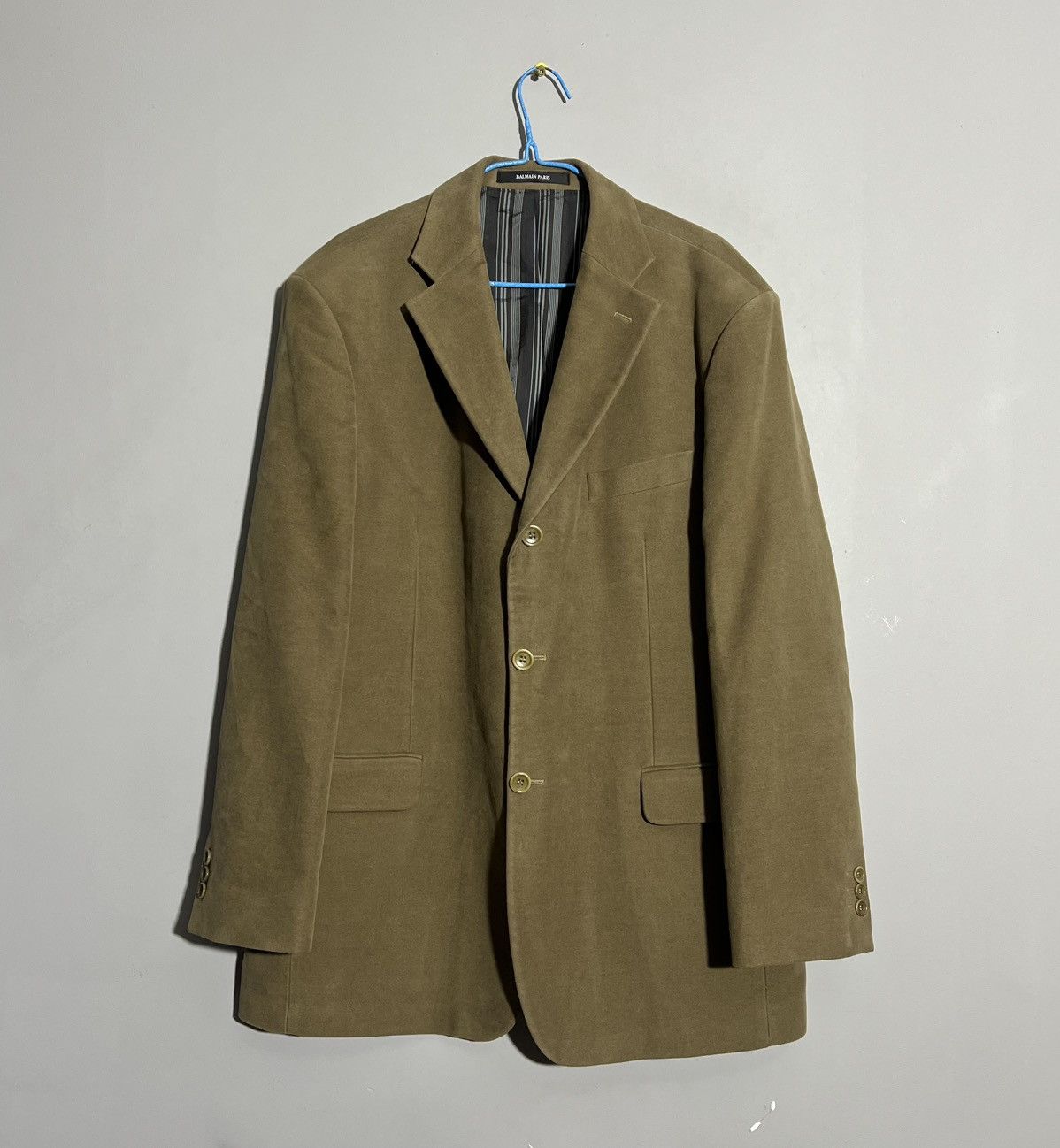 Balmain × Vintage Vintage Balmain Paris Three Button Blazer Size US M / EU 48-50 / 2 - 1 Thumbnail
