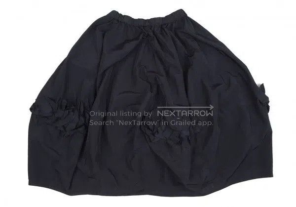 Comme des Garcons Comme des Garcons size S Retro Navy Floral Skirt Size 23" - 3 Thumbnail