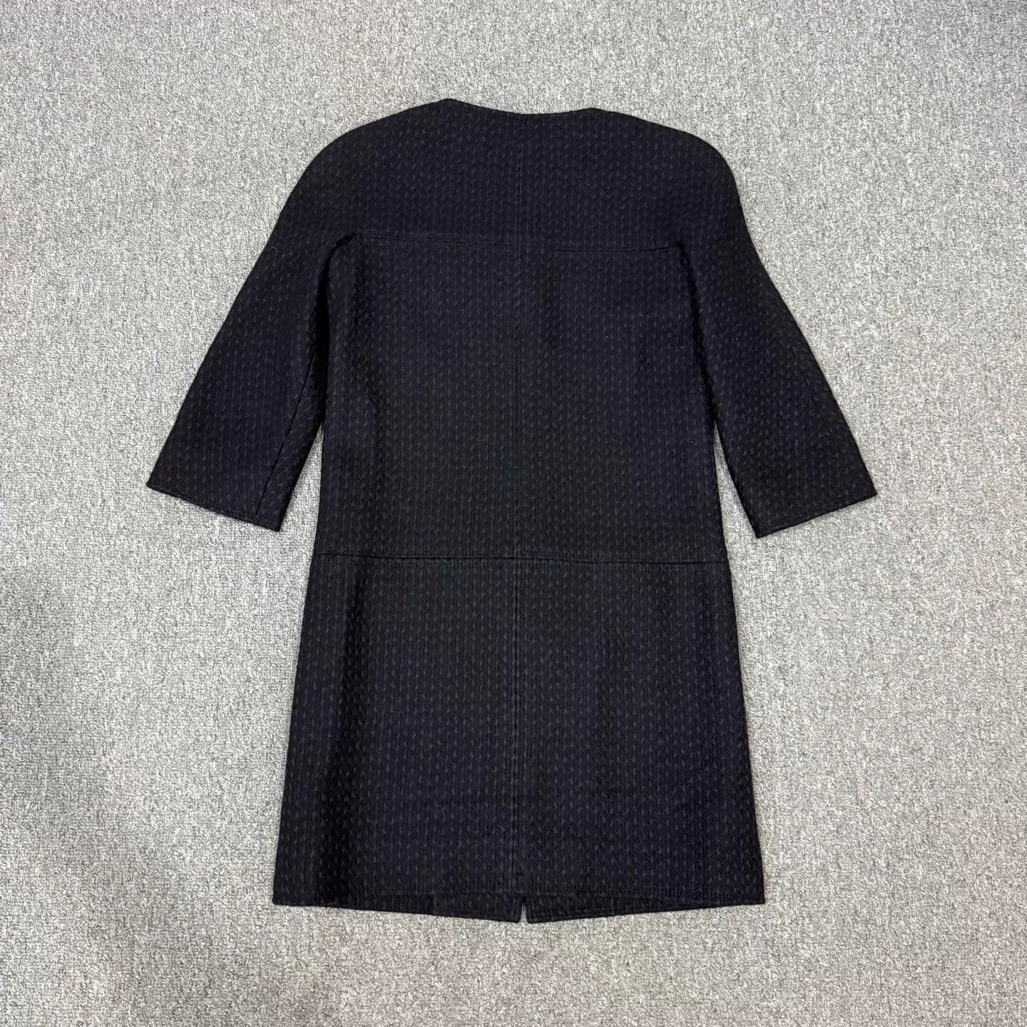 Chanel Chanel Black Mid-Length Tweed Jacket 34 95 New Size XS / US 0-2 / IT 36-38 - 2 Thumbnail