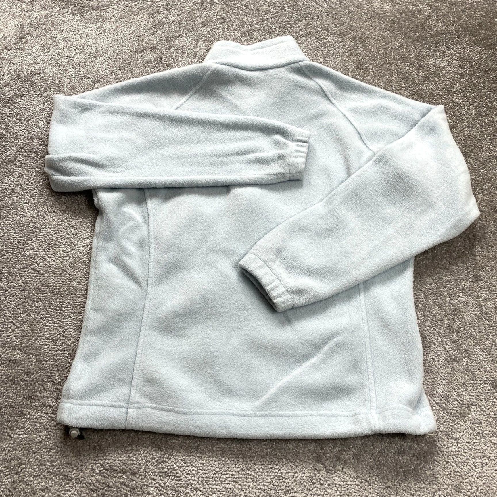 Vintage Columbia Benton Springs Fleece Jacket Womens Medium Blue Full Zip Pockets Size M / US 6-8 / IT 42-44 - 2 Thumbnail