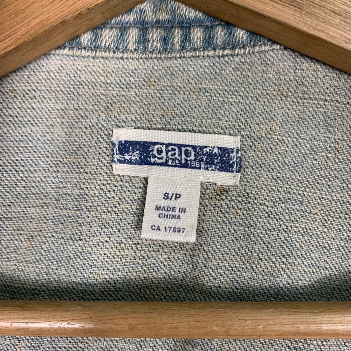 Gap GAP Washed Cropped Denim Jacket #0601-C28 Size S / US 4 / IT 40 - 15 Thumbnail