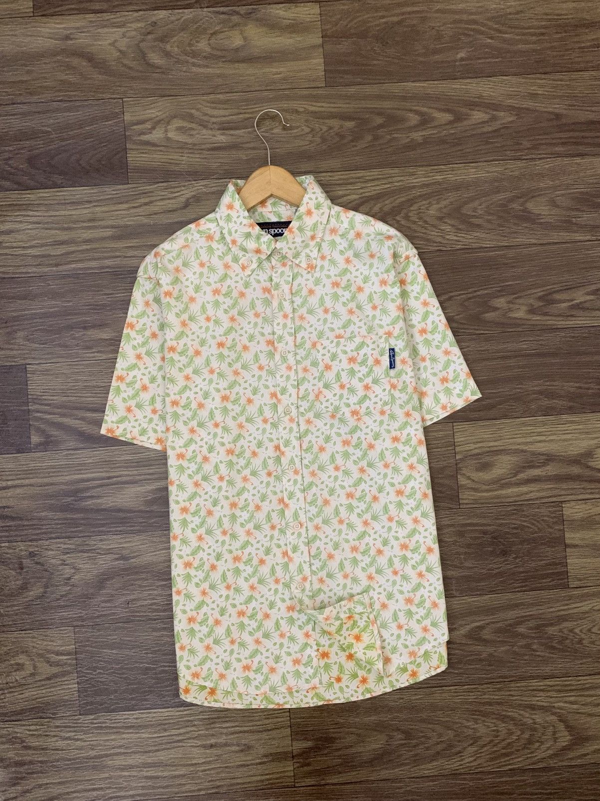 Reyn Spooner Mens Shirt REYN SPOONER Cotton Hawaian Floral Short Sleeve Size US M / EU 48-50 / 2 - 2 Thumbnail