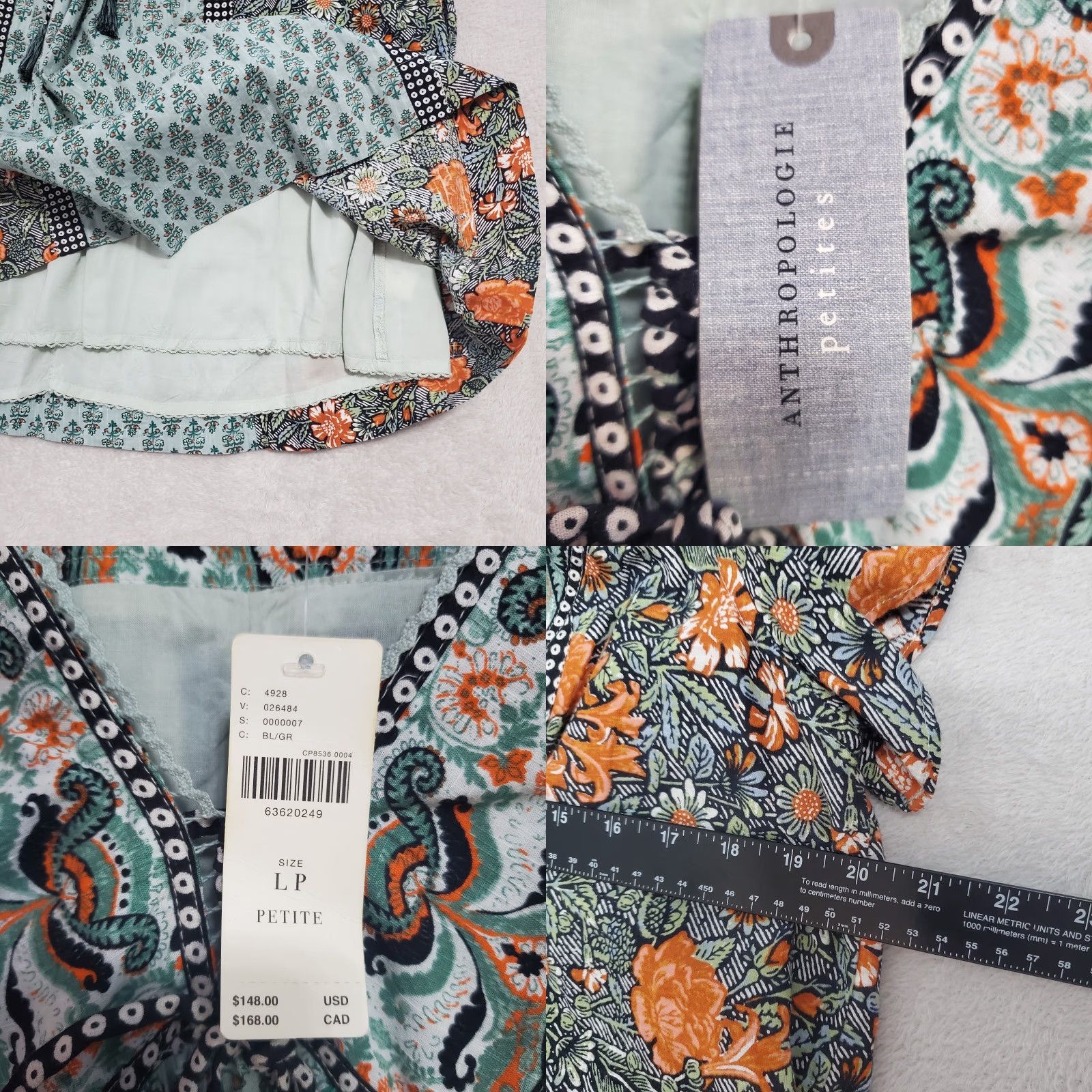 Anthropologie Anthropologie Dress Women Petite L Multicolor Floral Boho Pockets Astrid Tunic Size L / US 10 / IT 46 - 9 Thumbnail