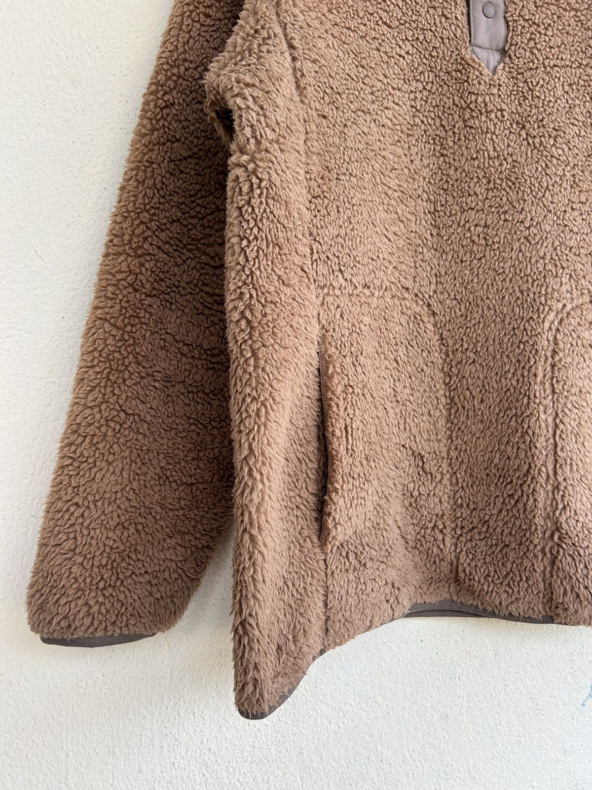 Uniqlo × White Mountaineering Half Button Ups Sherpa Fleece Size US L / EU 52-54 / 3 - 4 Thumbnail