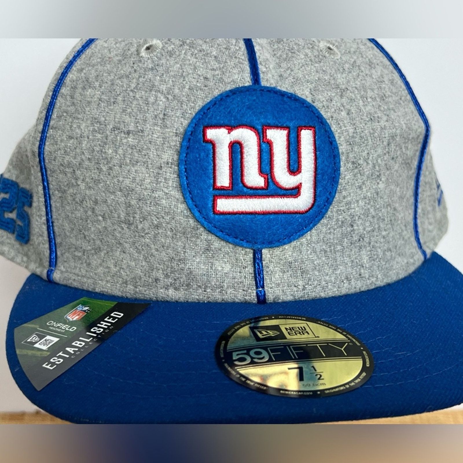 New Era New York Giants New Era 1930's Sideline Fitted Hat 7 1/2 Size ONE SIZE - 4 Thumbnail