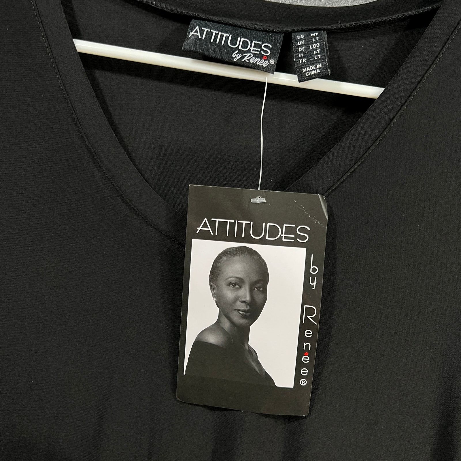 Other Attitudes by Renee Tall Como Jersey Illusion Wais Size M / US 6-8 / IT 42-44 - 4 Thumbnail