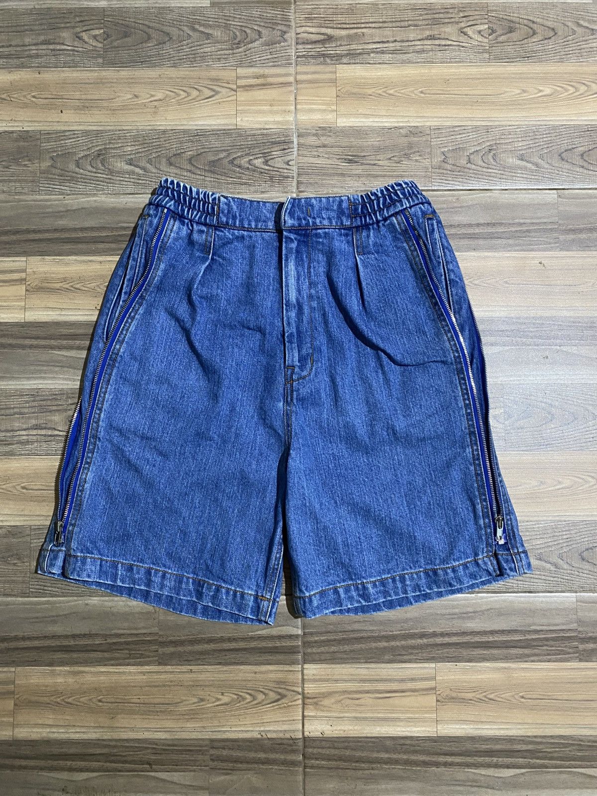 Juun.J JUUN J ZIP SHORT DENIM Size US 30 / EU 46 - 1 Thumbnail