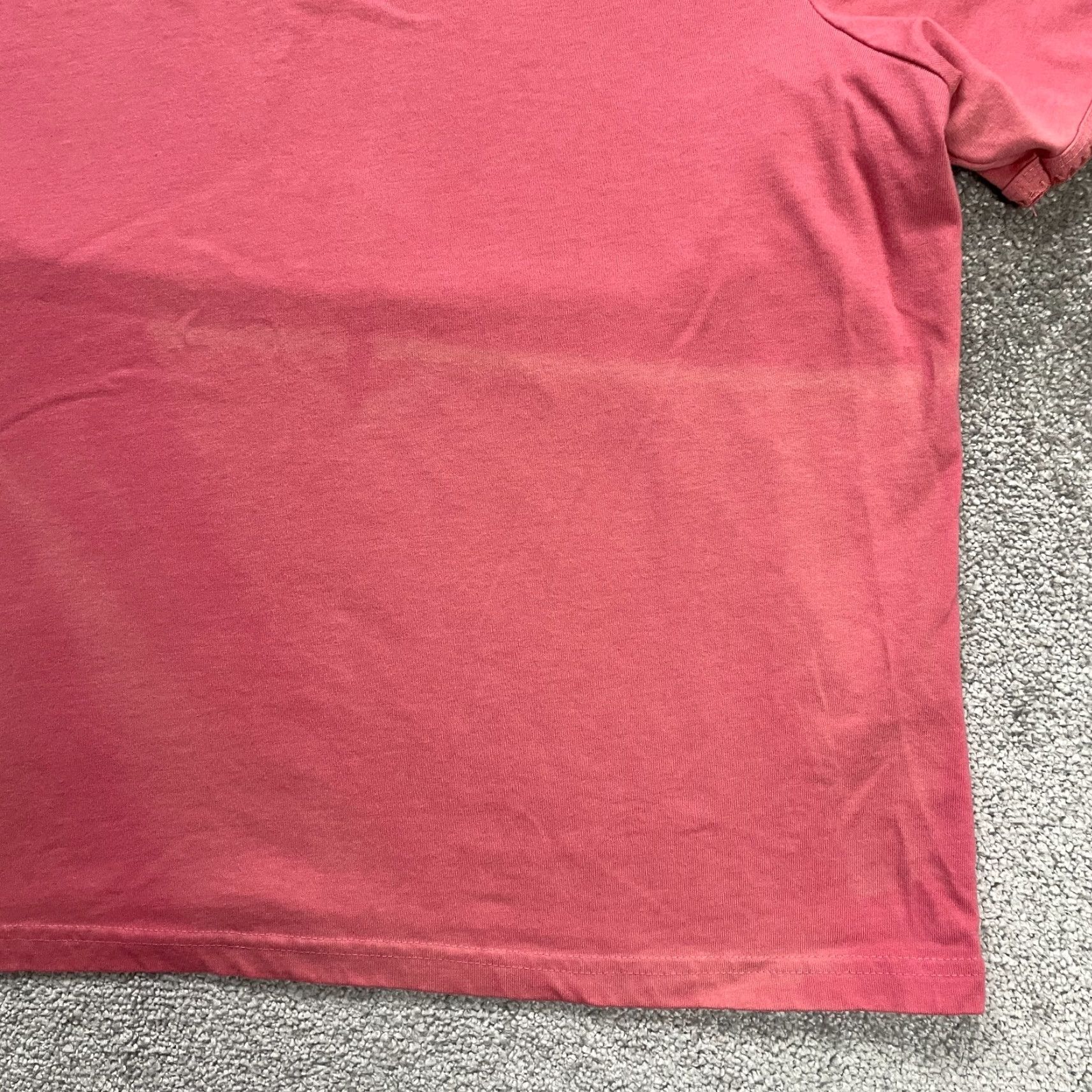 Vintage Bedford Fair Blouse Womens 3XL Salmon Solid Short Sleeve Casual Top Size XXL / US 16-18 / IT 52-54 - 4 Thumbnail