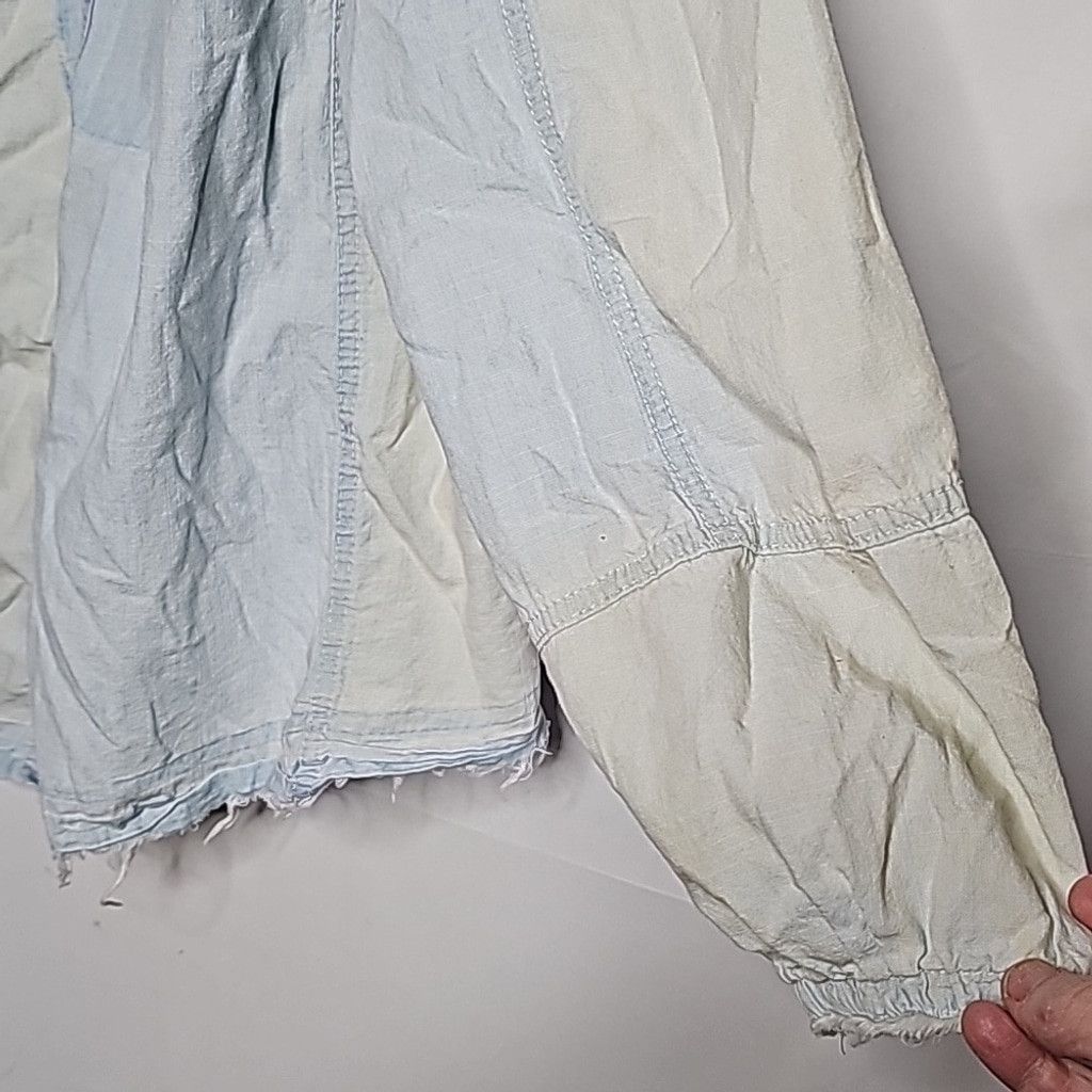 Free People Free People We The Free Set Sail distressed raw hem shirt Sm Size S / US 4 / IT 40 - 2 Thumbnail