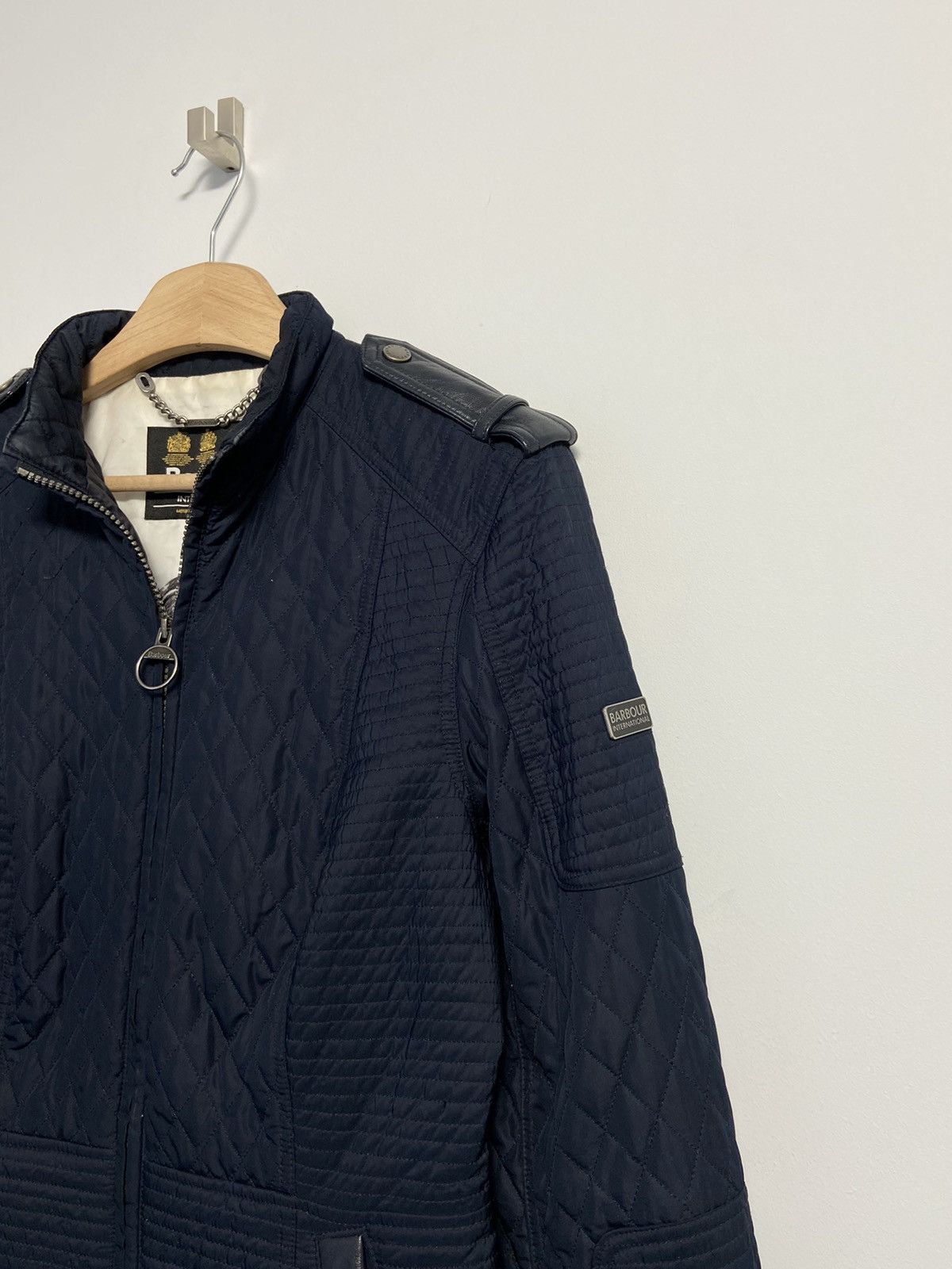 Barbour Barbour Black Streak International Extractor Quilt Jacket Size L / US 10 / IT 46 - 5 Thumbnail