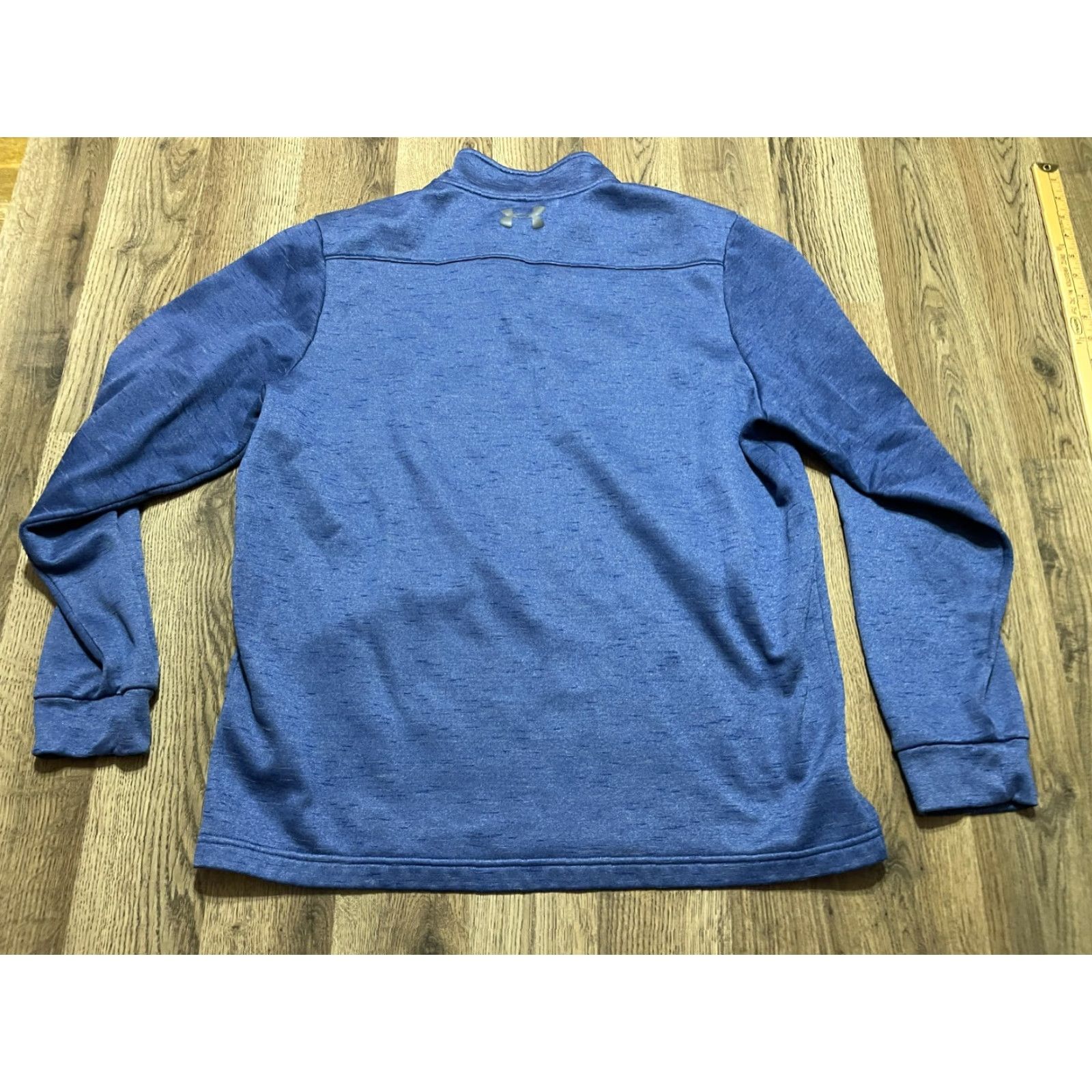 Under Armour Under armour Sweater Men's Large Blue Pullover 1/4 Zip Up ColdGear Mock Neck Long Sleeve Casual Travel Regular Mens Size US L / EU 52-54 / 3 - 2 Thumbnail