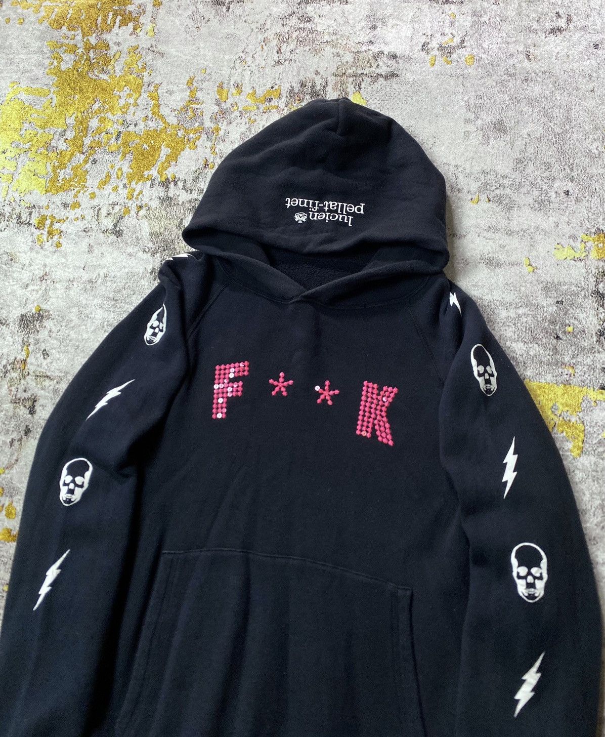 Japanese Brand Lucien pellat finet skull hoodie Size US M / EU 48-50 / 2 - 2 Thumbnail