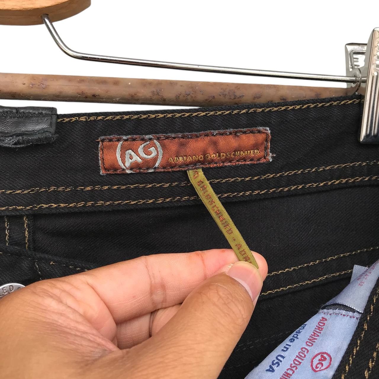 AG Adriano Goldschmied BOOTCUT AG Adriano Goldschmied "The Fillmore" Leather Pocket Size US 29 - 15 Thumbnail