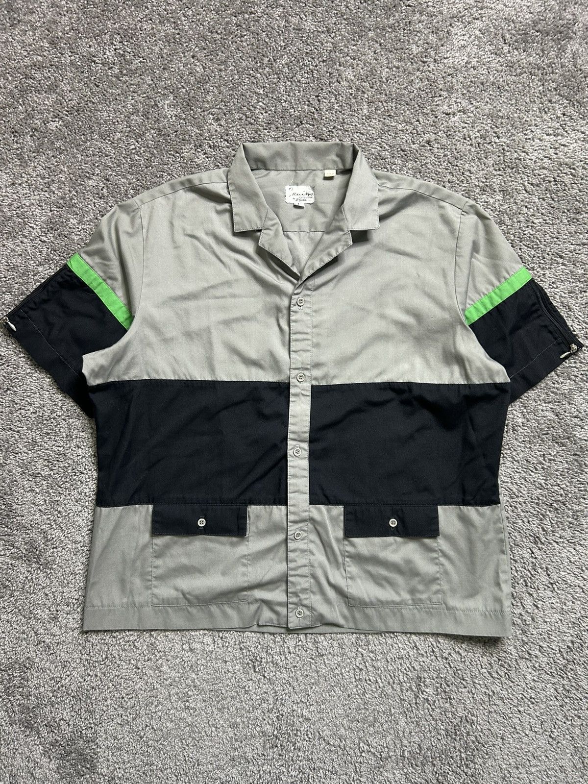 Other Vintage 60s/70s Mechanic Tri Tone Work Shirt Made in USA Size US L / EU 52-54 / 3 - 1 Thumbnail