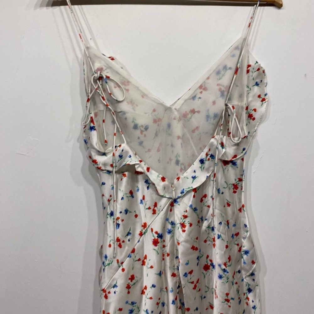 Other Bardot Olea Ivory Ditsy Floral Slip Maxi Dress Small Size S / US 4 / IT 40 - 5 Thumbnail