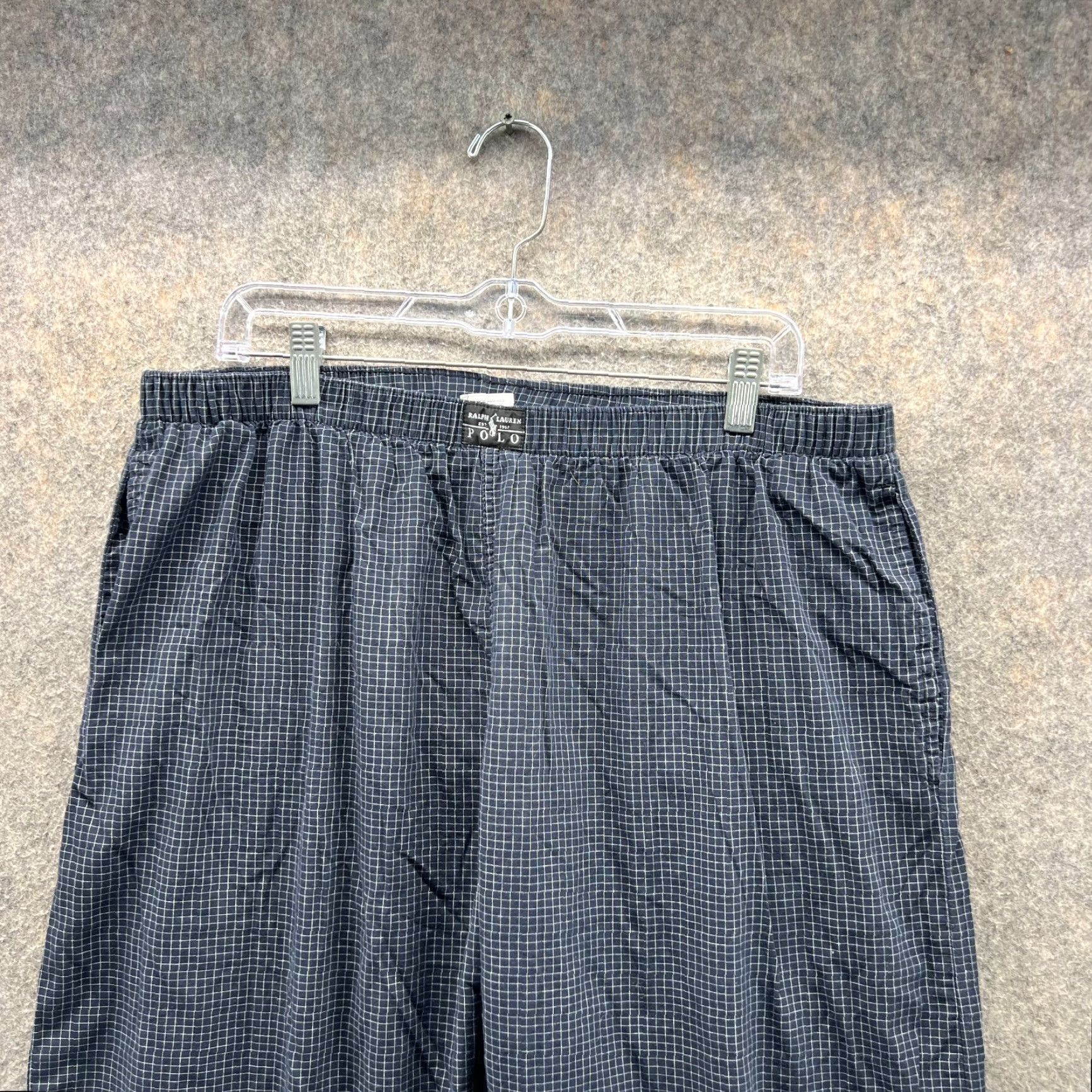 Polo Ralph Lauren VINTAGE Polo Ralph Lauren Pajama Pants Men Large Adult Black Sleepwear Stretch Soft Flannel Cotton Size US L / EU 52-54 / 3 - 3 Thumbnail