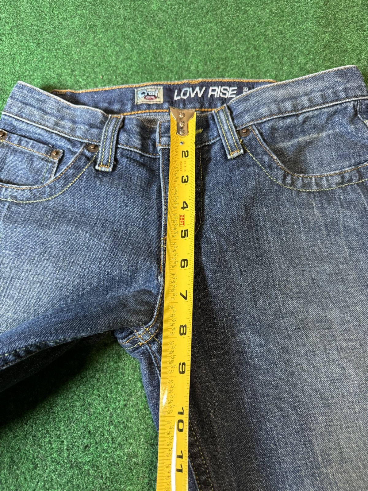 Vintage Vtg Y2K Low Rise Cruel Girl Slim Bootcut Flare 28x31 Jeans Size 28" / US 6 / IT 42 - 11 Thumbnail