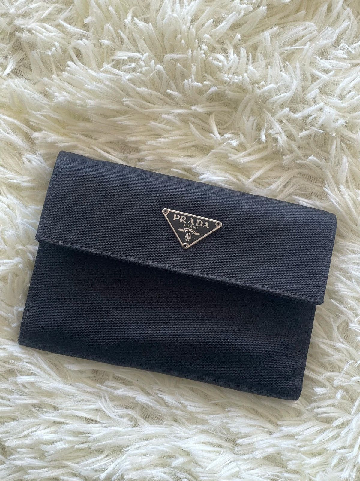 Prada × Vintage Prada Tessuto Trifold Wallet Size ONE SIZE - 3 Thumbnail