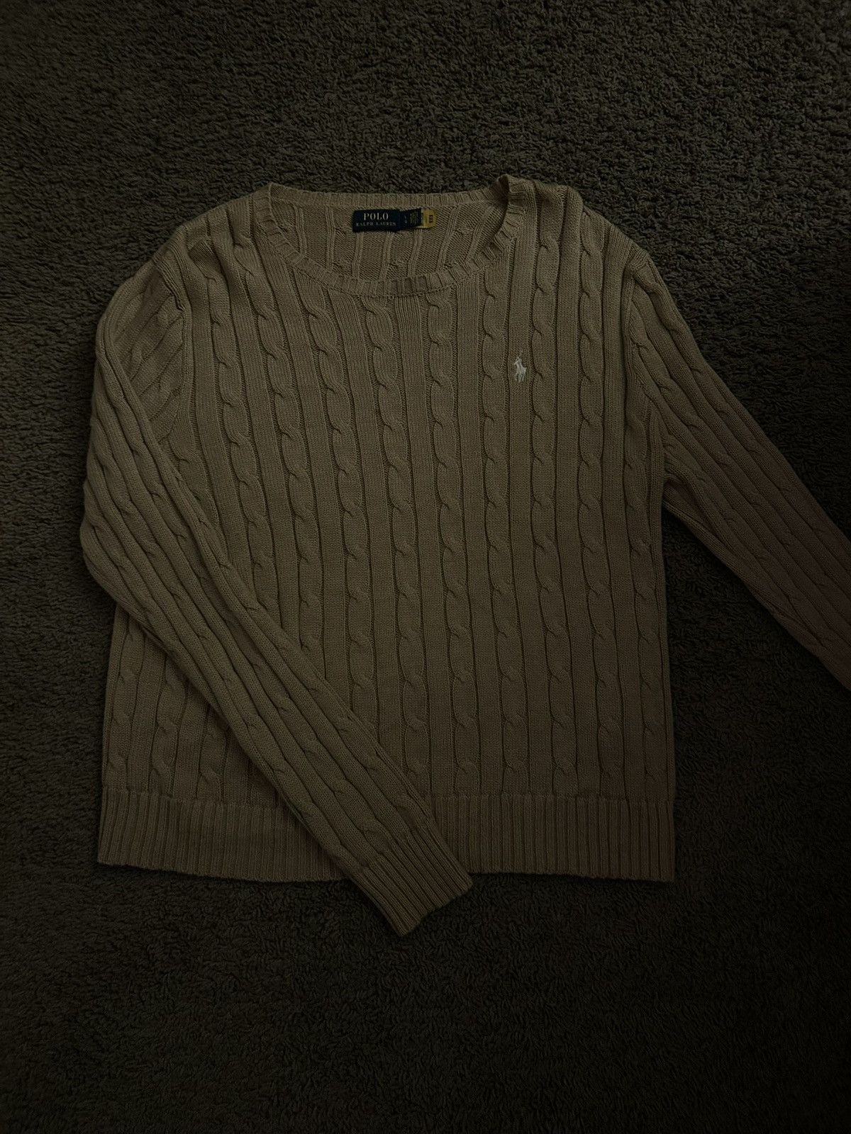 Polo Ralph Lauren beige polo ralph lauren womens sweater Size L / US 10 / IT 46 - 1 Thumbnail