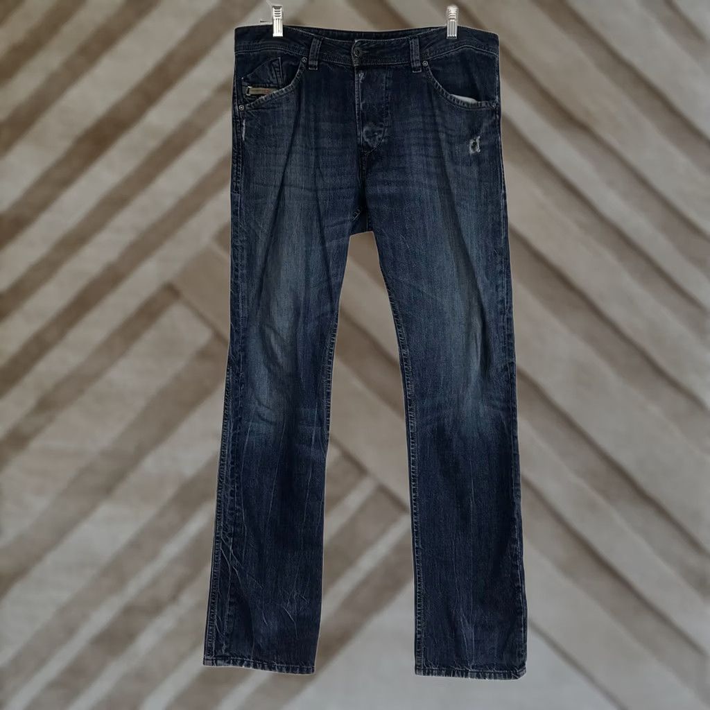 Diesel Diesel Mens Jeans Blue 33 X 32 Slim Tapered Darron Regular Fit Size US 33 - 1 Thumbnail
