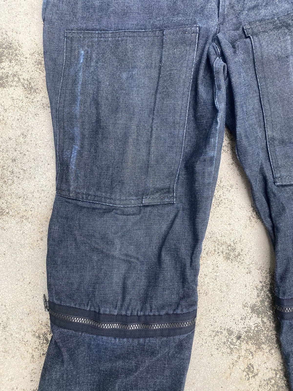 Designer × Marithe + Francois Girbaud Marithe Francois Girbaud Big Pockey Zipper Punk Jeans Size US 30 / EU 46 - 9 Thumbnail