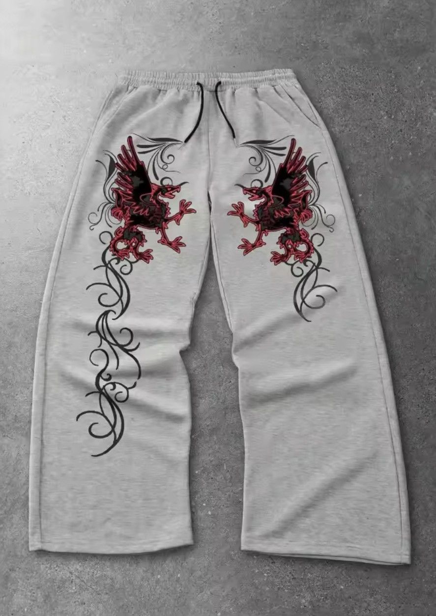 Japanese Brand Dragon Printed Sweatpant Size US 38 / EU 54 - 4 Thumbnail