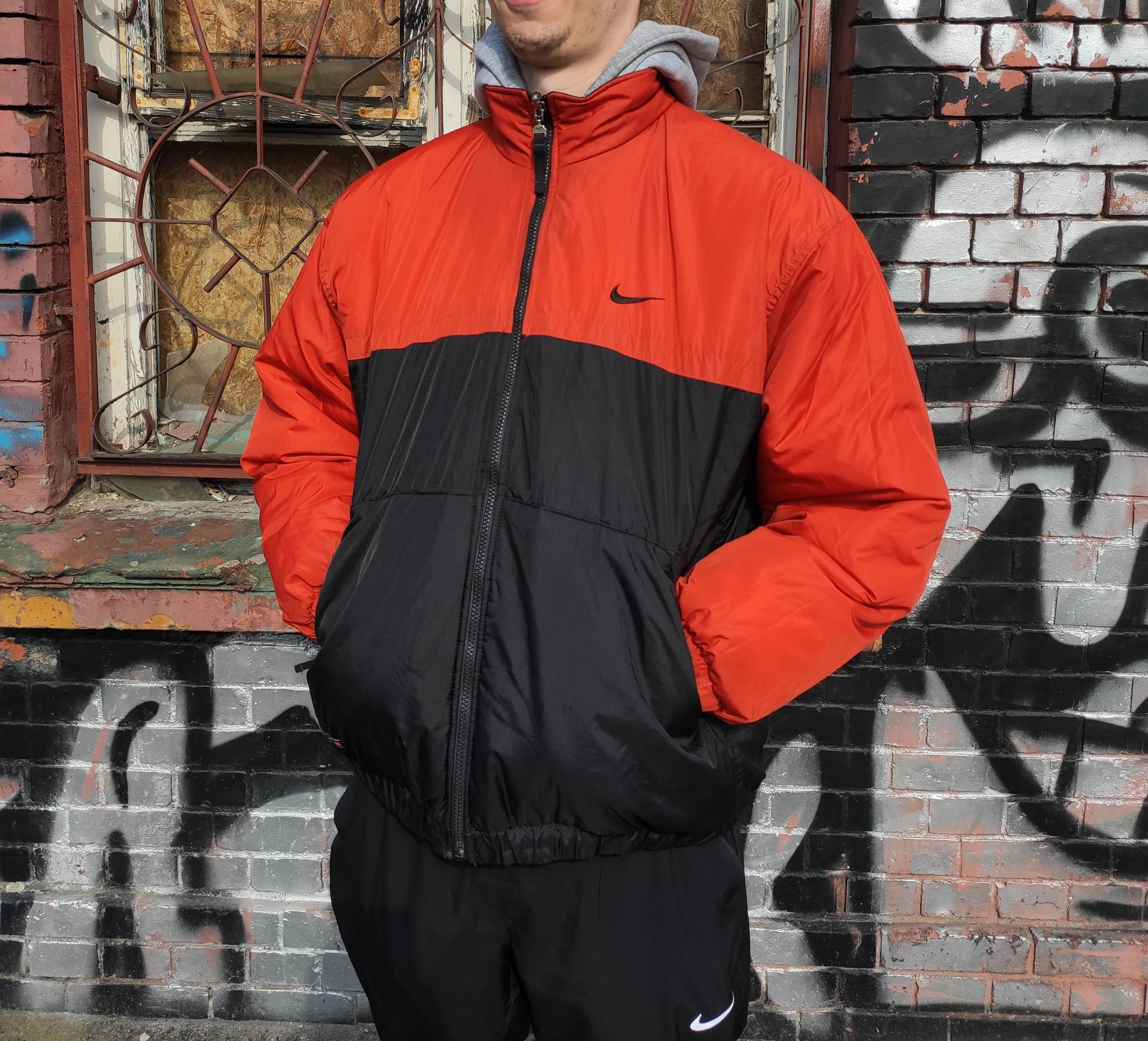 Nike × Vintage Nike Reversible Vintage Down Jacket Size US M / EU 48-50 / 2 - 11 Thumbnail