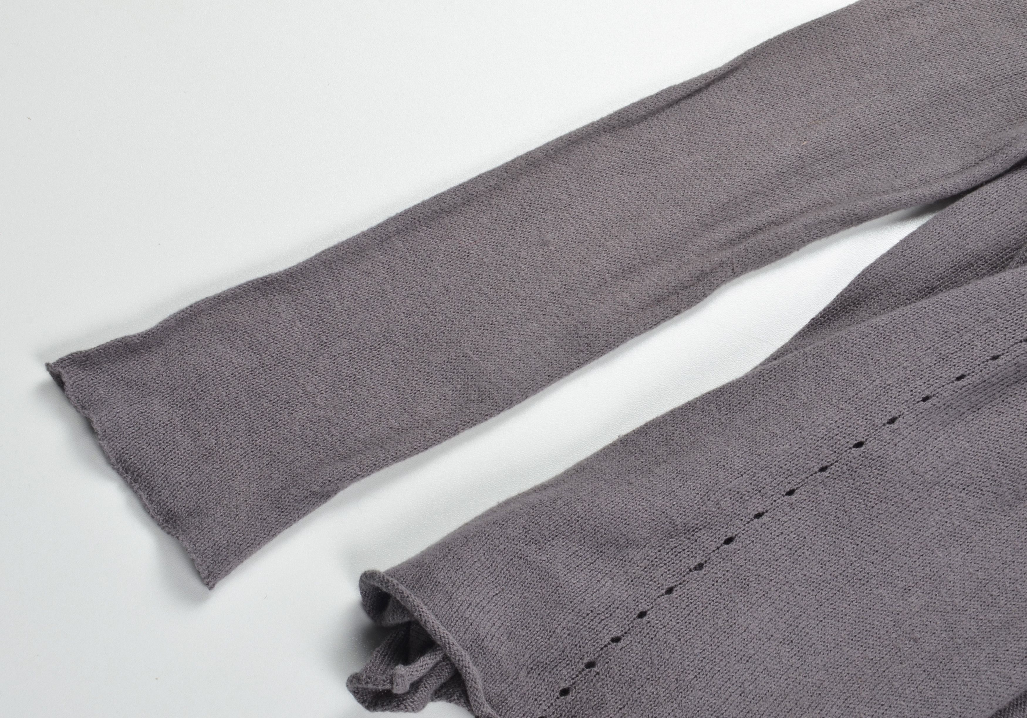 Maje Maje Cotton Cashmere Blend Gray Long Sleeve Open Cardigan Size L / US 10 / IT 46 - 6 Thumbnail