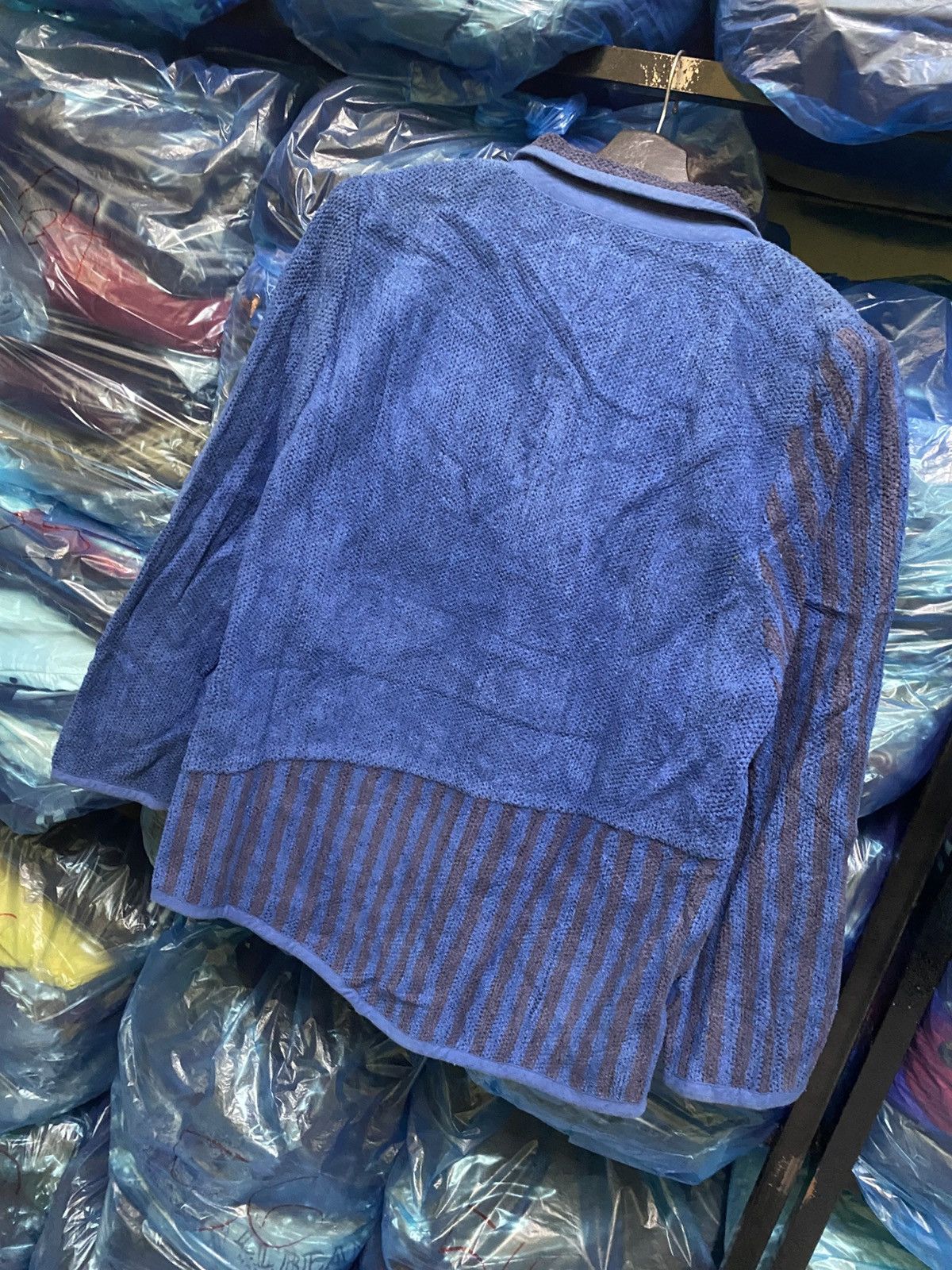 Indigo VINTAGE UNICA FASHION MADE IN FINLAND BLUE INDIGO JACKET Size US M / EU 48-50 / 2 - 8 Thumbnail