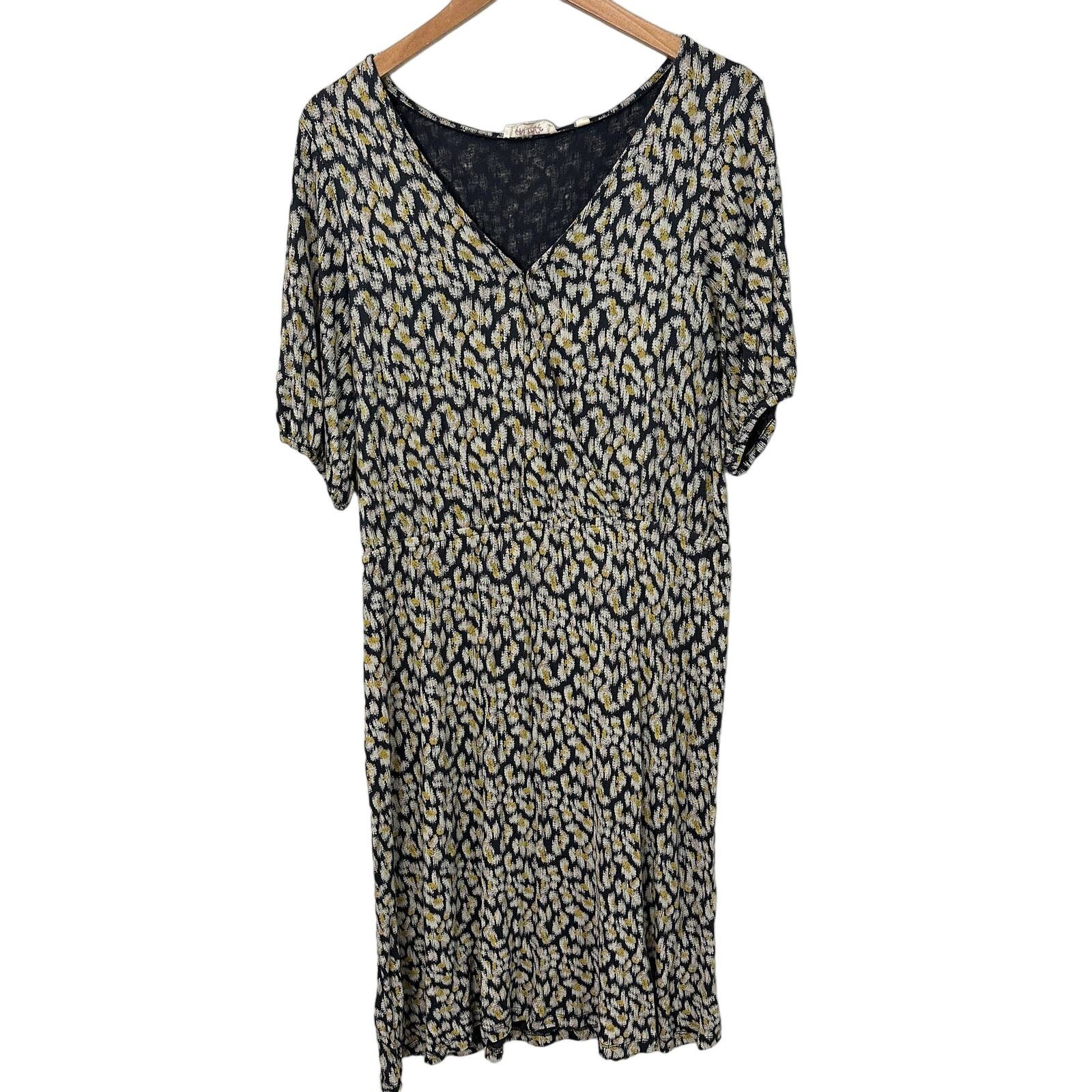 Other Fat Face Iona Ikat Faux Wrap Floral Midi Dress 10 M Size L / US 10 / IT 46 - 2 Thumbnail