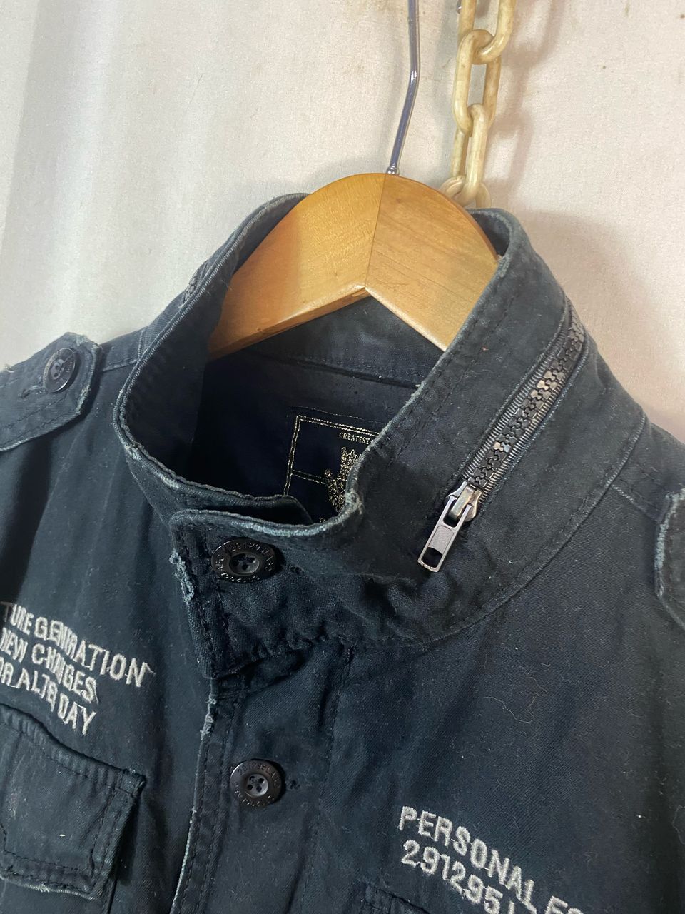 Japanese Brand 291295 labo military fashion zipper jacket Size US S / EU 44-46 / 1 - 5 Thumbnail