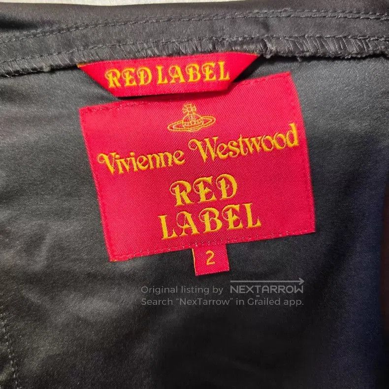 Vivienne Westwood Vivienne Westwood Red Logo Asymmetric Draping Jacket Carbo Size M / US 6-8 / IT 42-44 - 5 Thumbnail