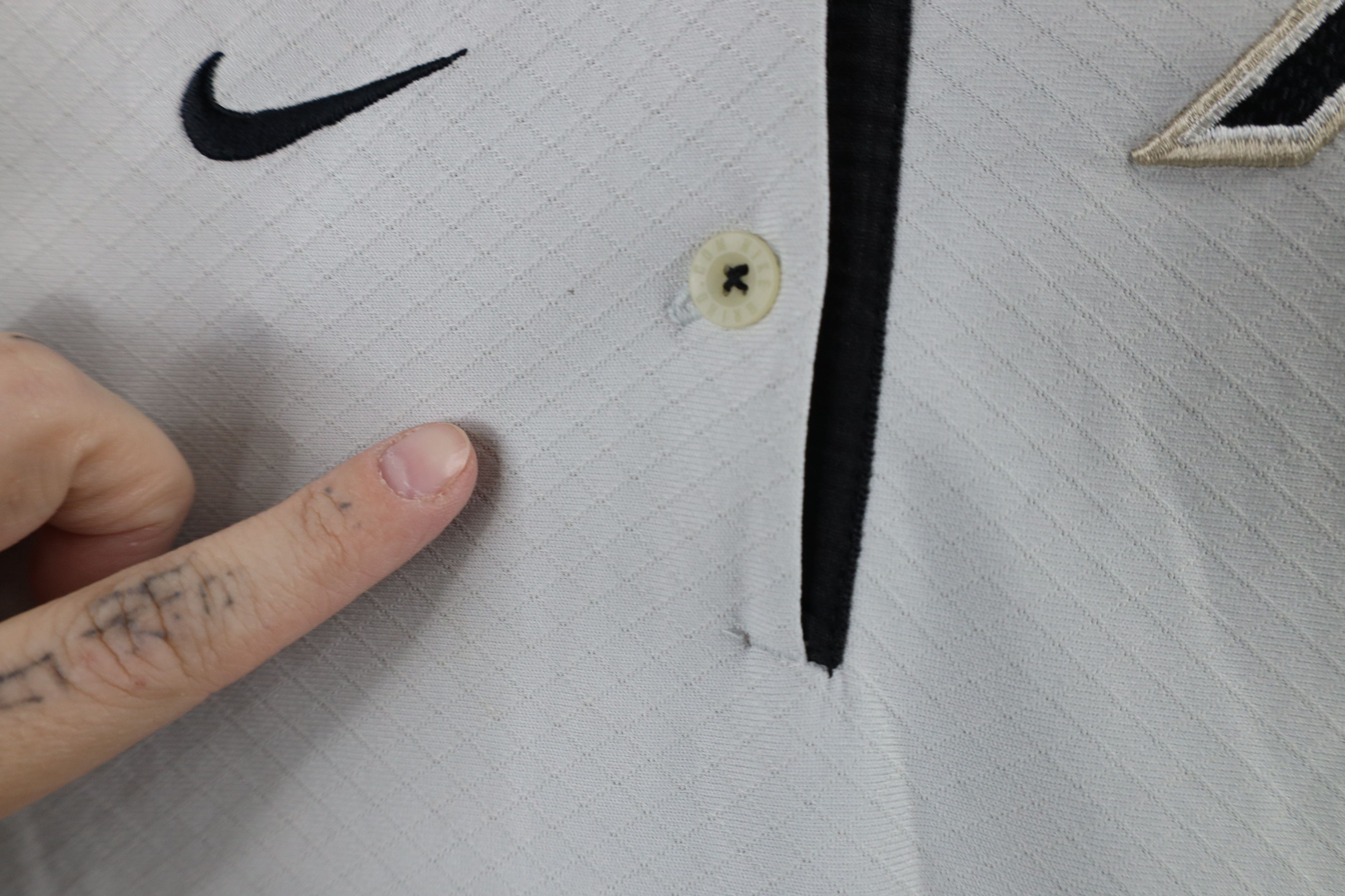 Nike × Vintage Deadstock Vintage Nike States Army Westpoint Polo Shirt Gray Size S / US 4 / IT 40 - 6 Thumbnail