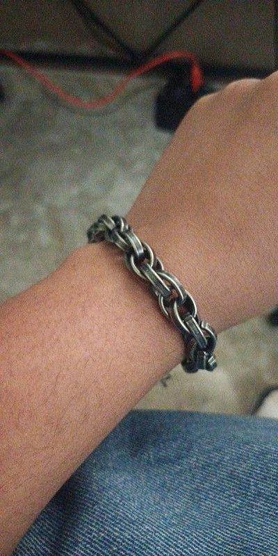 Jewelry Bold Link Chain Viking Bracelet Size ONE SIZE - 2 Thumbnail