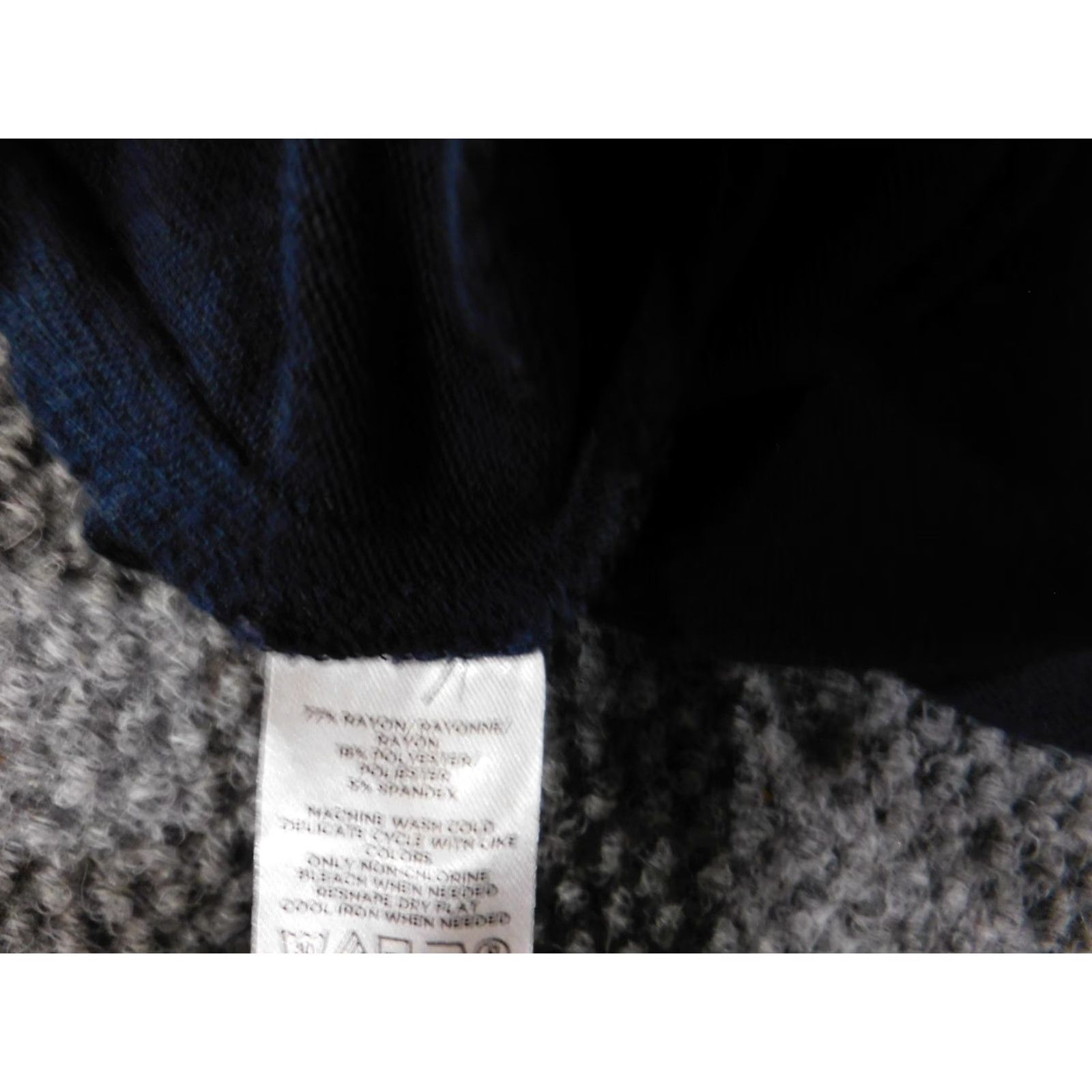 Loft LOFT Outlet Sweater Womens XS Navy Cowl Neck Long Sleeve Rayon Blend Pullover Size XS / US 0-2 / IT 36-38 - 7 Thumbnail