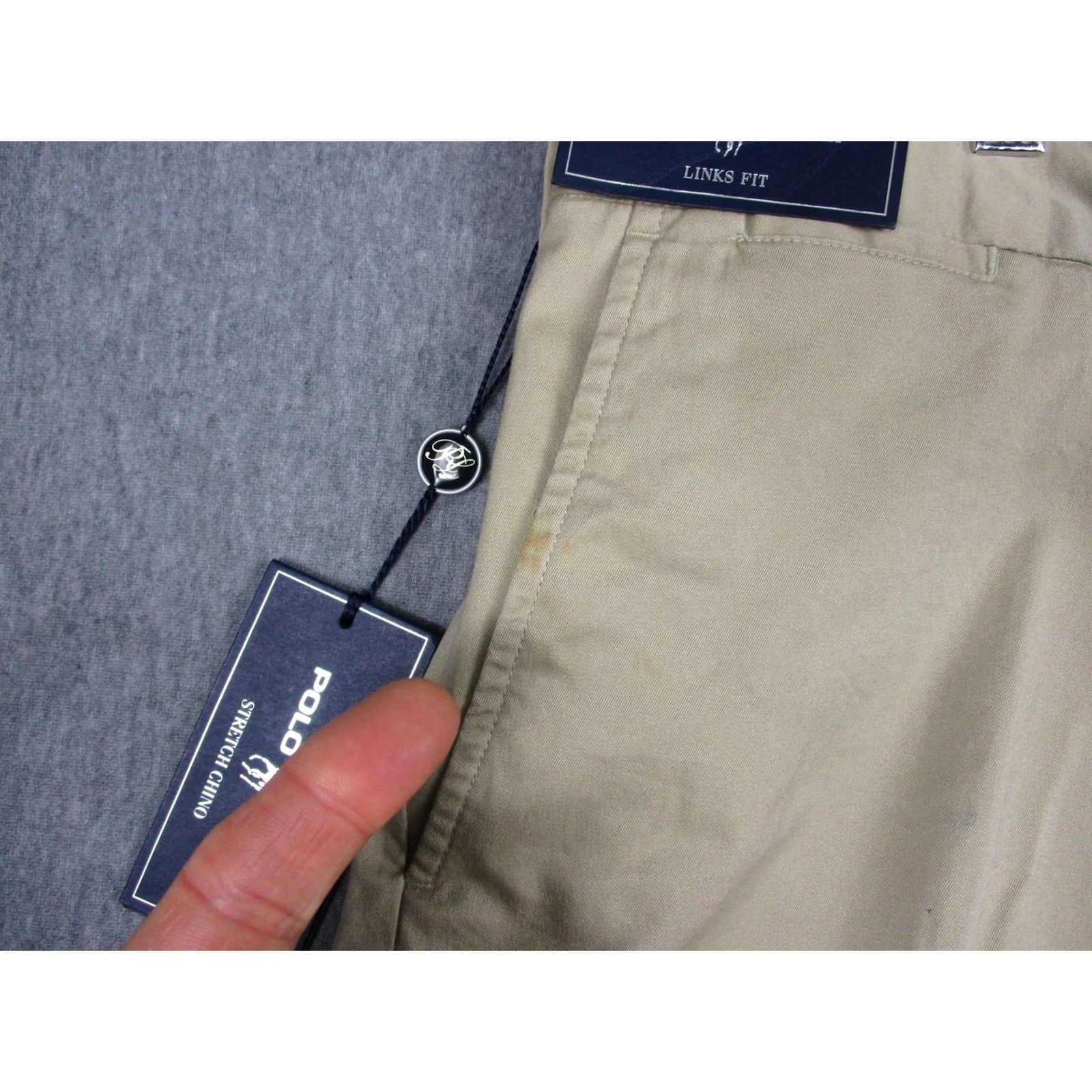 Vintage Polo Golf Shorts Mens 36 Beige Stretch Chino Flat Front Links Fit Golf 10 Inseam Flat Front Regular Mens Beige Polo Golf Shorts 36 Size US M / EU 48-50 / 2 - 5 Thumbnail