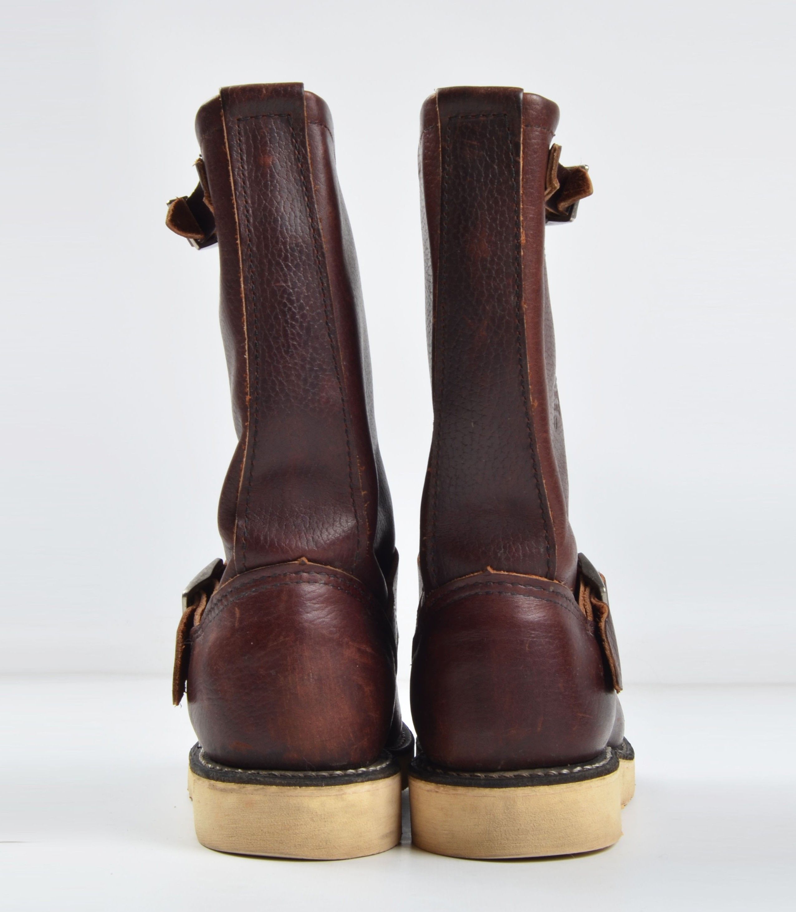 Red Wing Red Wing 2970 Biker Brown Leather Engineer Boots Size US 4.5 / IT 34.5 - 9 Thumbnail