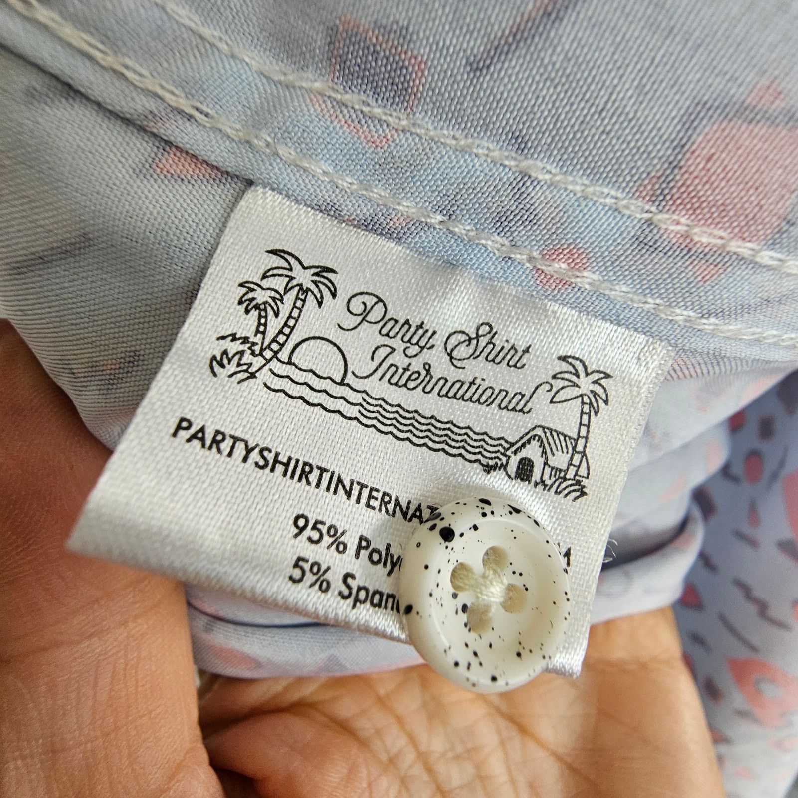 Paige PSI International Shirt Blue All Over Print Short Sleeve S Size US S / EU 44-46 / 1 - 8 Thumbnail