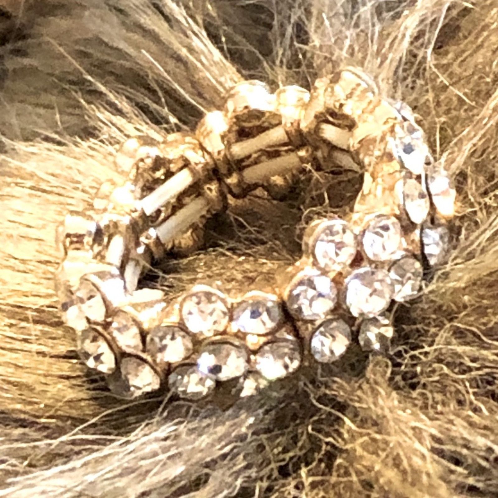 Jewelry Rhinestone flower eternity stretch band Size ONE SIZE - 2 Thumbnail