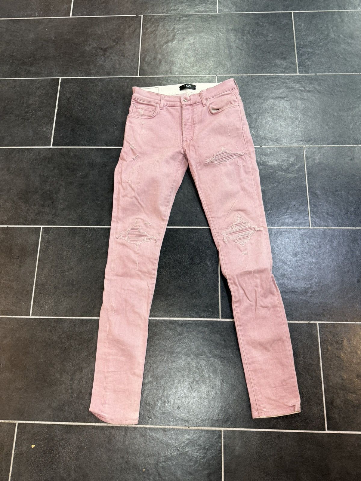 Amiri Amiri Pink Jeans Mx1 Size US 30 / EU 46 - 1 Thumbnail