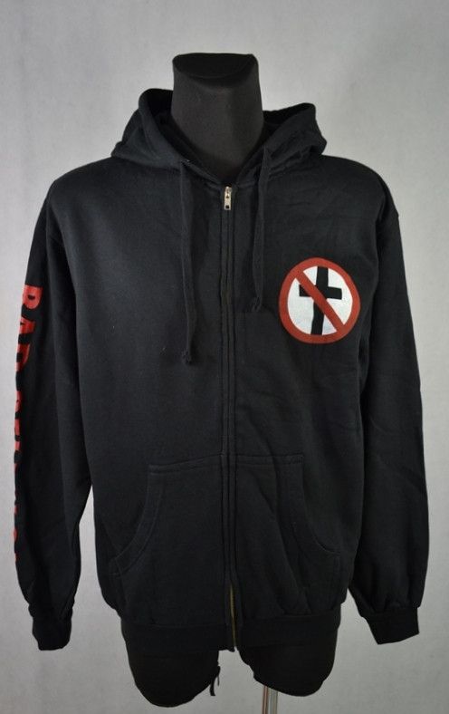 Band Tees Rock Band Vintage Bad Religion Punk Band Full Zip Hoodie Black M Grailed