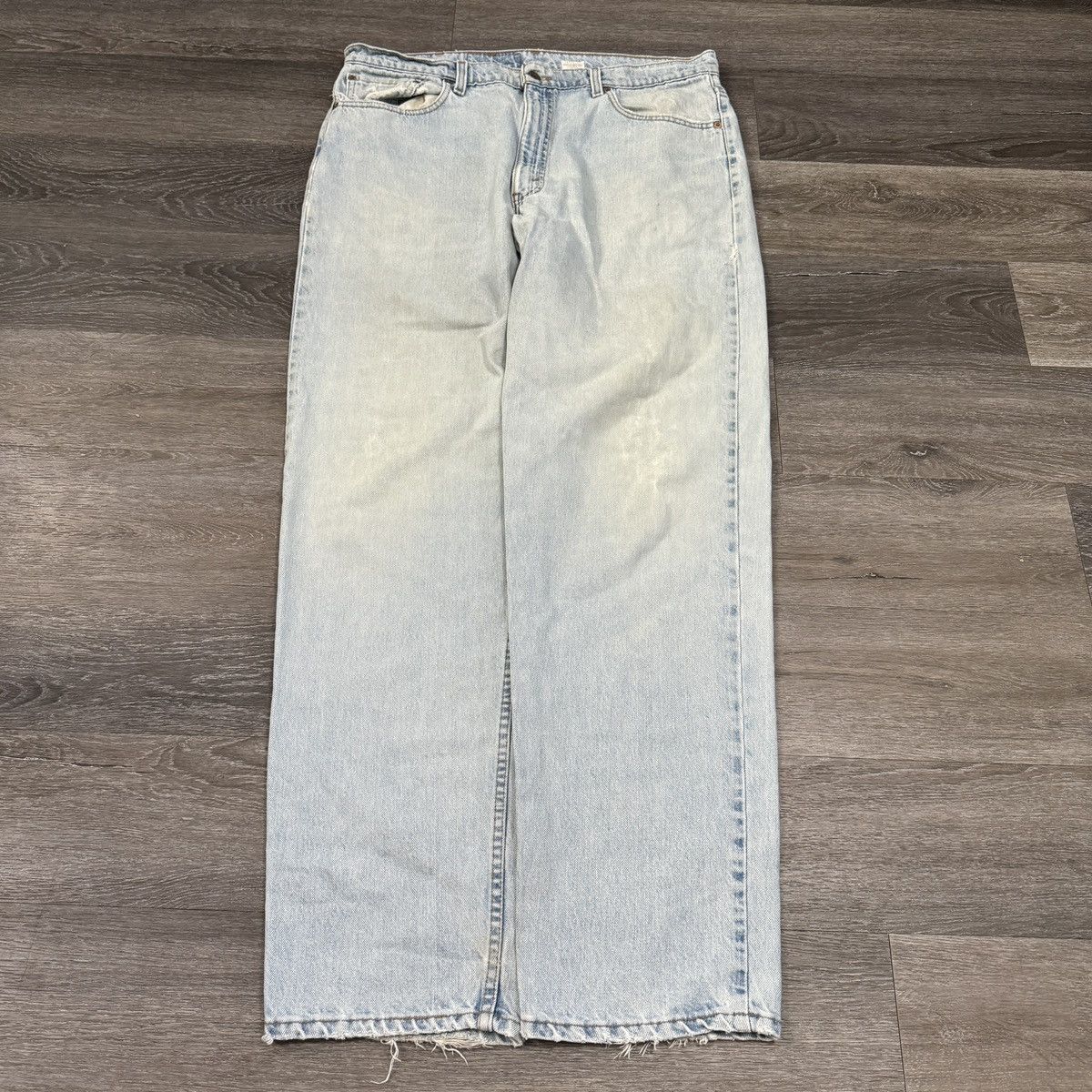 Levi's × StraightFaded × Vintage Vintage 90s Levi’s 550 Faded & distressed baggy jeans Size US 40 / EU 56 - 2 Thumbnail